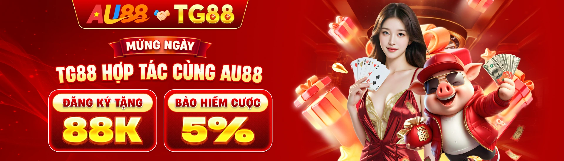 banner hợp tác giữa AU88 Và TG88